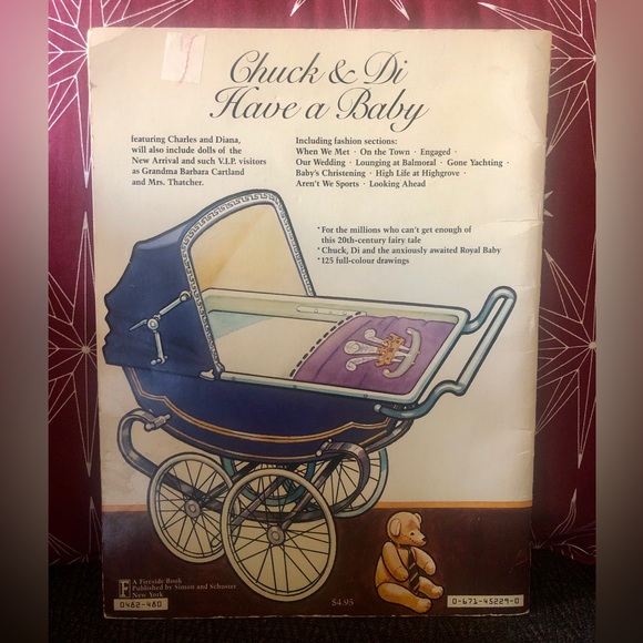 Vintage Chuck & Di have a Baby ! Baby Doll Book - Picture 8 of 12